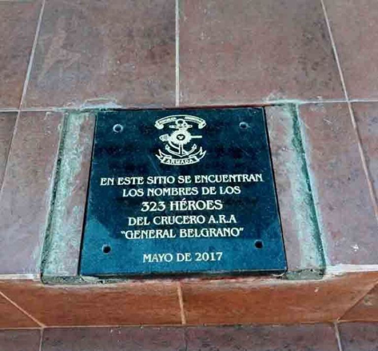 Inauguraron el monumento homenaje a los héroes del Crucero General Belgrano