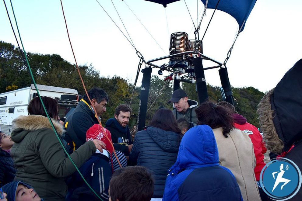 Villa de Merlo: Despegó el Globo “Soñar en Grande”