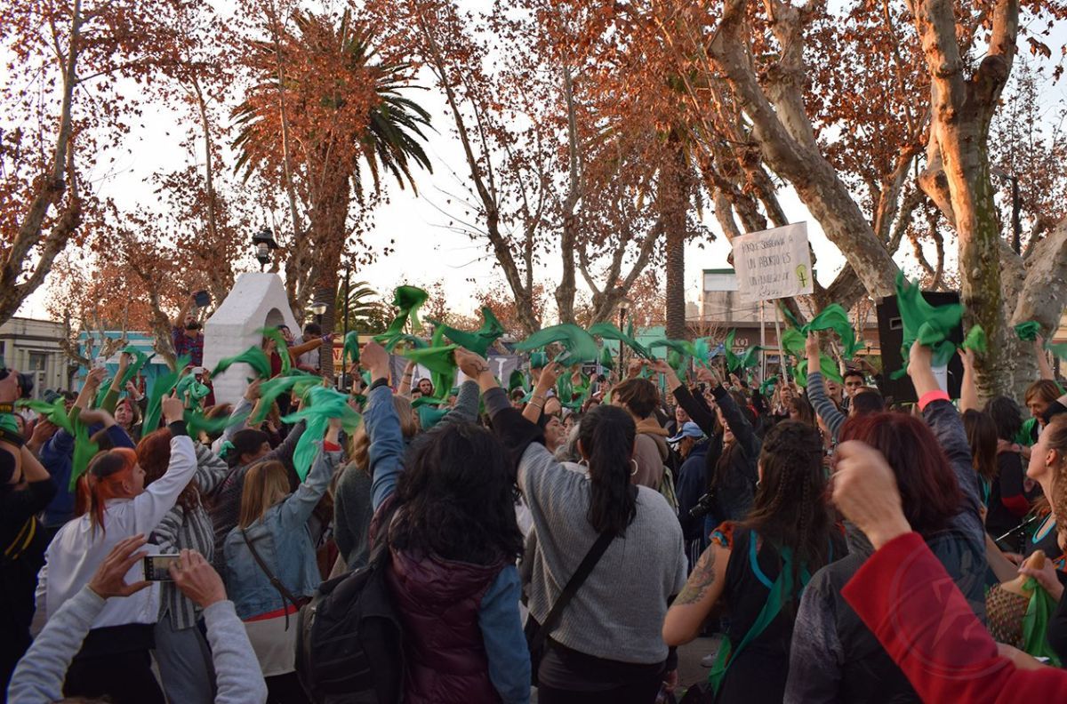 El reclamo por el aborto legal se sintió en Merlo