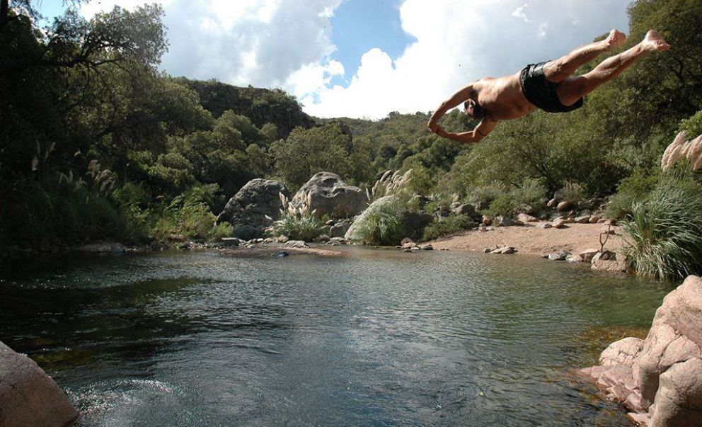 El arroyo Papagayos, uno de los grandes atractivos de este verano