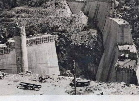 Hace 82 años se colocaba la piedra fundamental del Dique La Viña